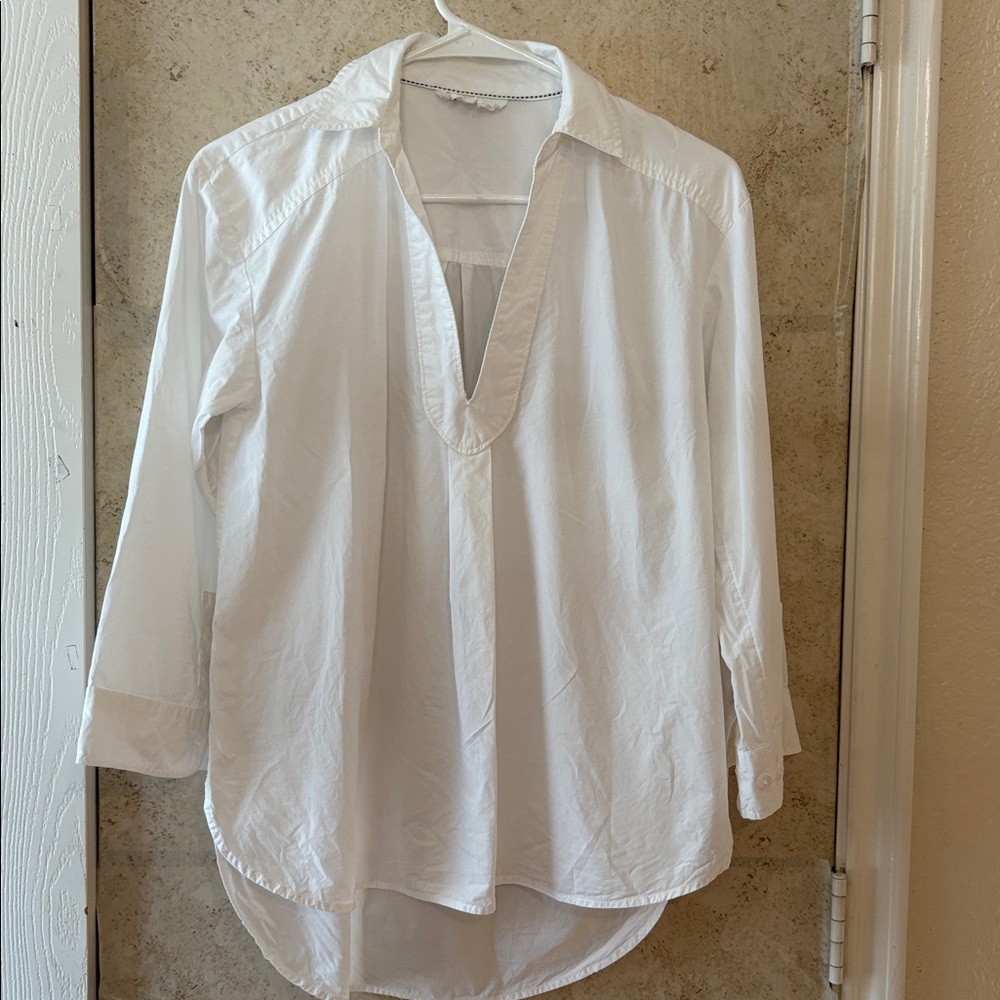 Anthropologie White Blouse